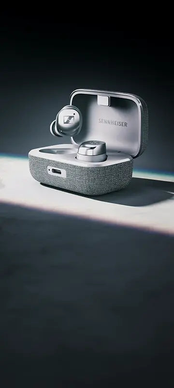 White Silver MOMENTUM True Wireless 4 - 4th generation Mobile